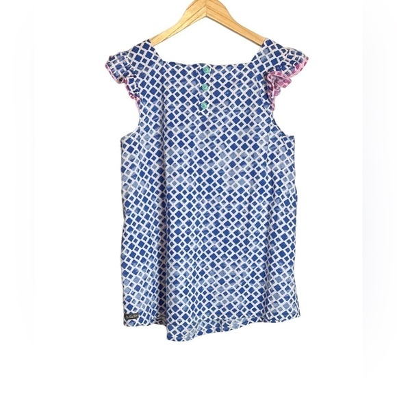 Matilda Jane | Wandering Waters Top Sleeveless Pullover Tassels EUC - Picture 4 of 7